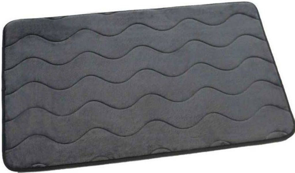 Tappeti da bagno Sumba Grigio scuro 23 45x75 cm Tappeto Immagine del prodotto 