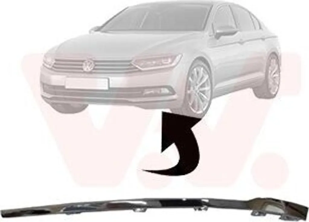 Moulure de pare-chocs avant gauche pour VW Passat Variant et Alltrack