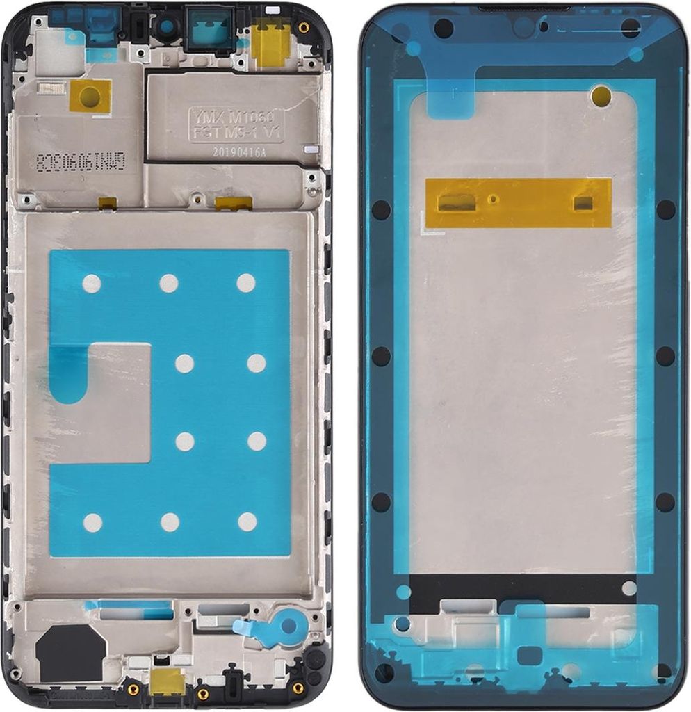 Mittelrahmen für Huawei Y5 2019 Schwarz Front Housing LCD Gehäuse Ersatzteil Neu