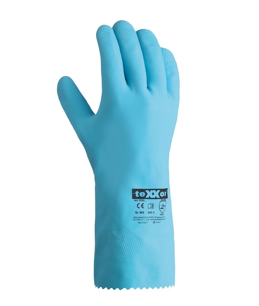 guanti per la casa teXXor® NATURLATEX, blu Immagine del prodotto 