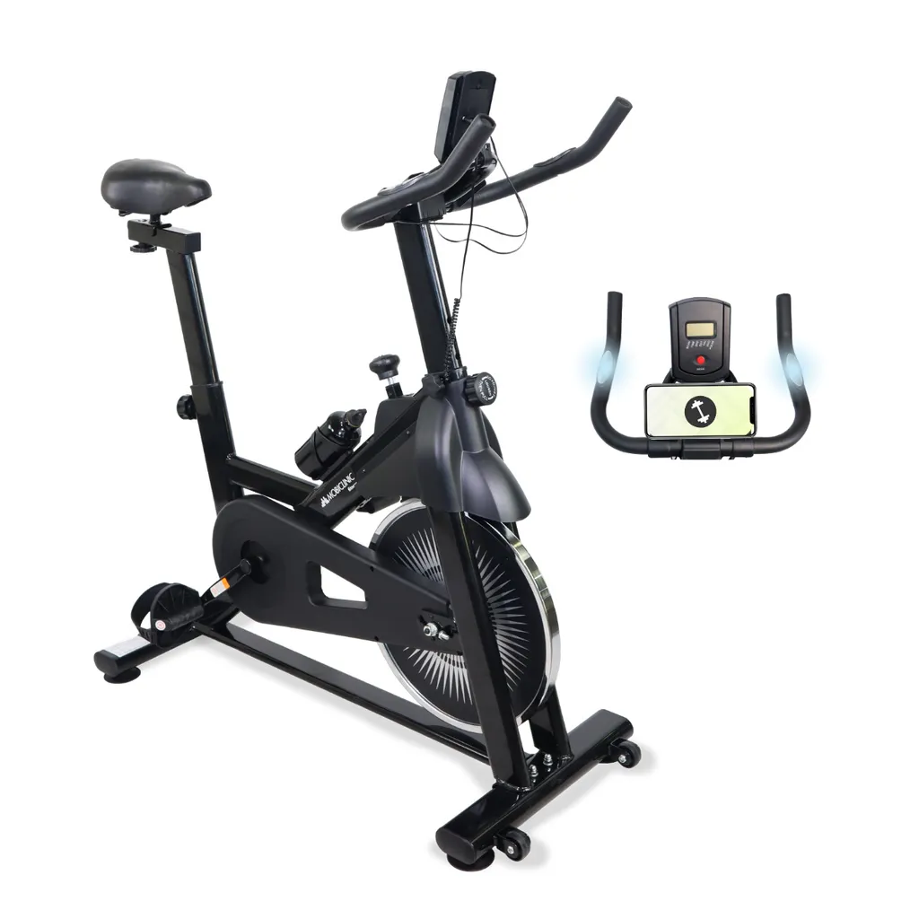 Vélo d'appartement entièrement réglable Teide avec écran cardio LCD
