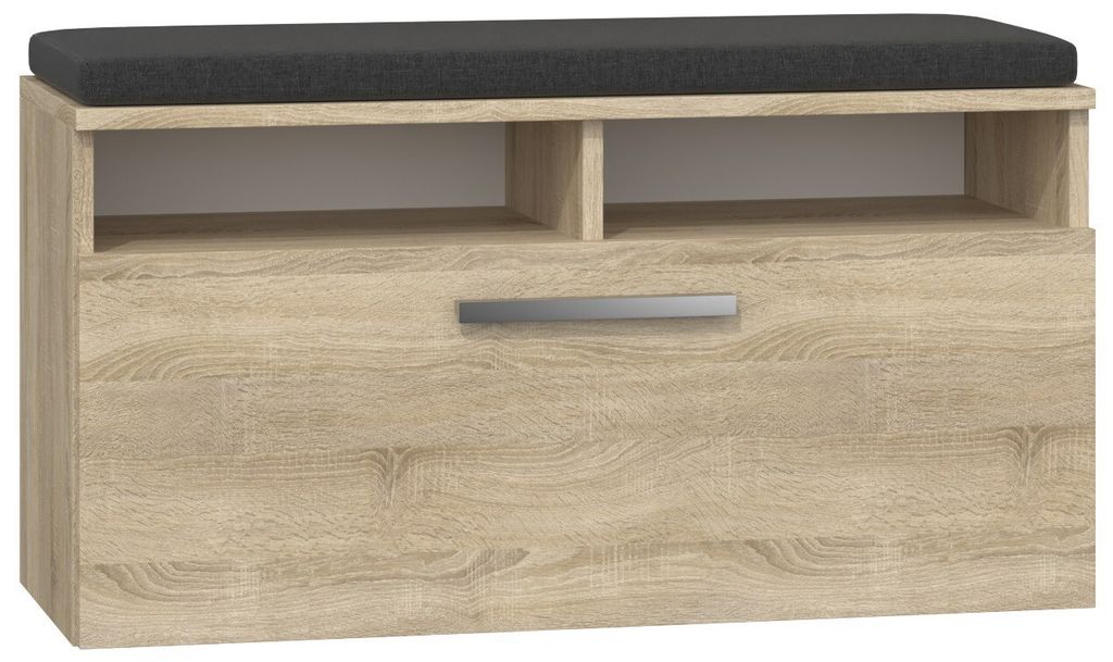 Topeshop RIVA SZAFKA SONOMA, Zavřené, Dub, Dřevotřískové Obrázek produktu 