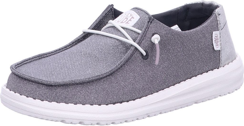 Hey Dude Damen Halbschuhe Wendy Metallic Sparkle Charcoal Produktbild 