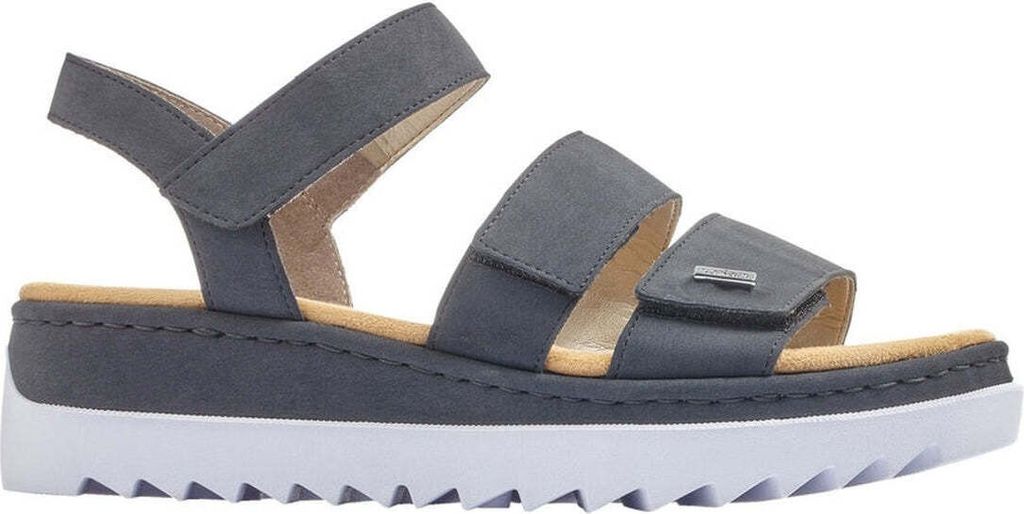 Rieker Damen Klassische Sandalen V4424-14 Farbe: Blau Größe: 41