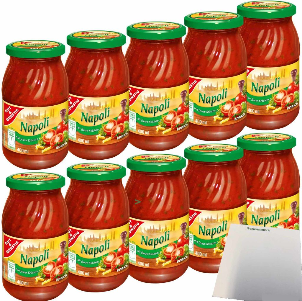 Gut & Günstig Nudelsauce Napoli mit feinen Kräutern Produktbild 