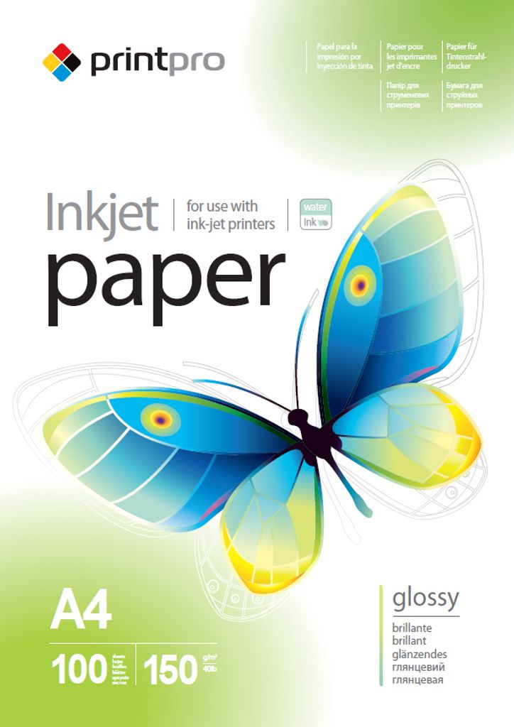 PrintPro by ColorWay Glänzend 150gsm A4 Fotopapier 100 Produktbild 