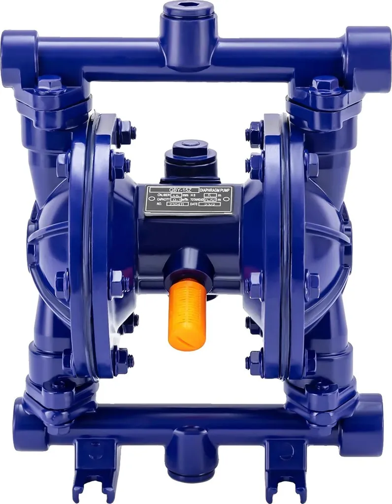 Pompe à membrane pneumatique anti-panne haute efficacité bleue norme EU