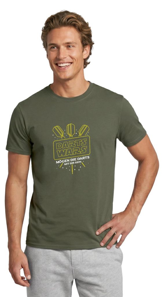 Spreadshirt Darts Wars Mögen Die Darts Mit Dir Sein Männer Produktbild 