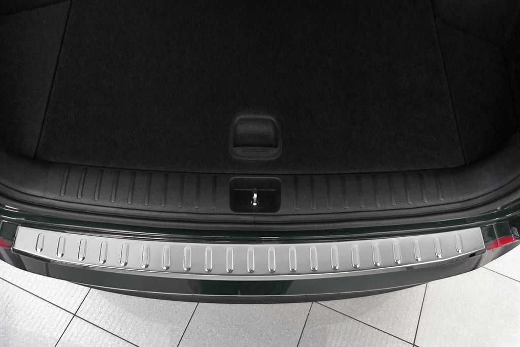 Ladekantenschutz mit Abkantung passend für Hyundai Tucson 2 Edelstahl 2015-2018