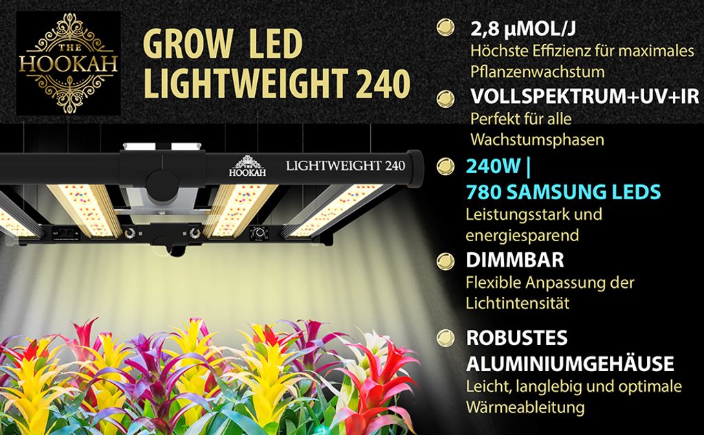 240W SAMSUNG PRO Grow LED LIGHT Licht Pflanzen Lampe Produktbild 8