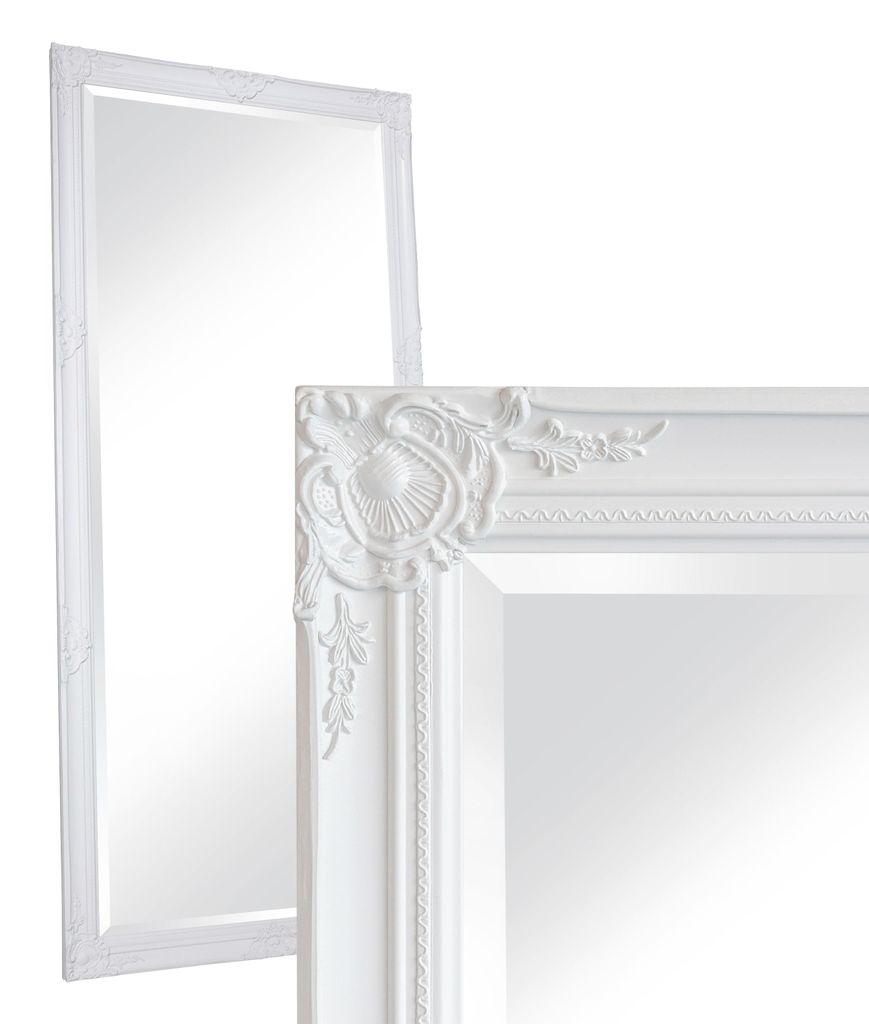 LC Home Wandspiegel Barock XXL Spiegel Weiß ca. 200x100 cm Produktbild 