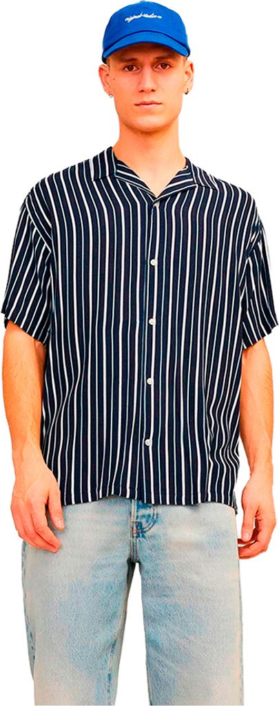 Jack & Jones Luke Aruba Resort Kurzarmhemd Grau XL Mann Grau XL