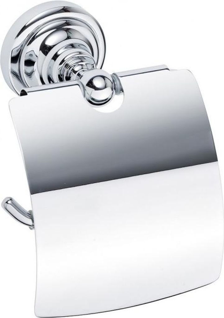 Dérouleur toilettes WC avec couvercle RETRO en laiton Image du produit 