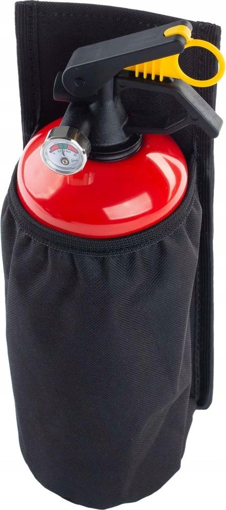 Uchwyt na gaśnicę samochodową rzep czarny AMIO-02867 Zdjęcie produktu 
