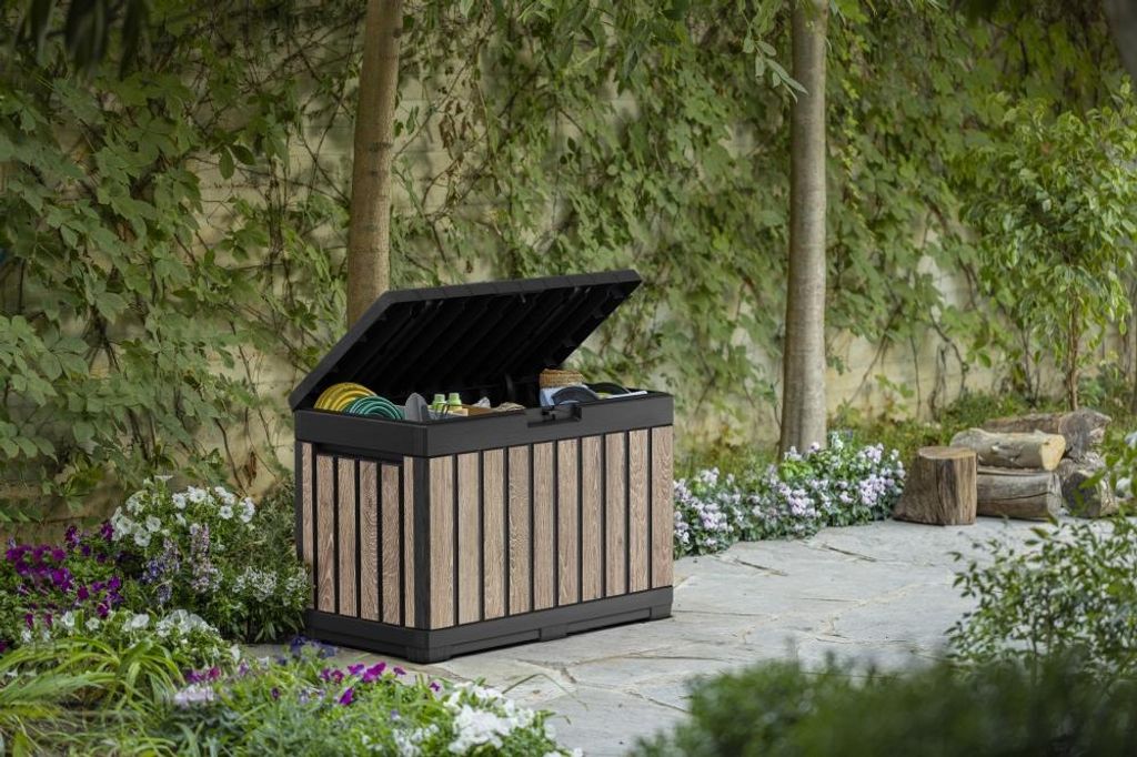 Garten-Aufbewahrungsbox KETER Kentwood 190 l – Ashwood