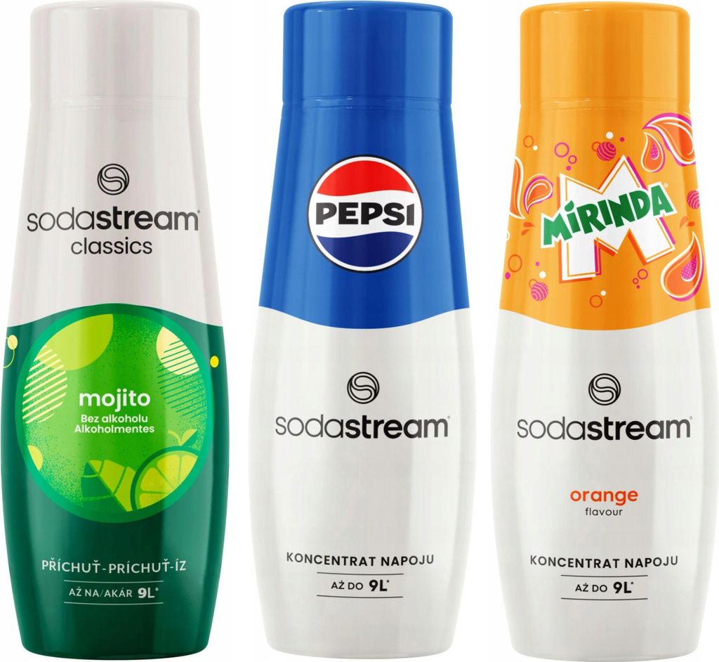 SODASTREAM Pepsi + Mirinda + Mojito Sirup für Soda Fountain Produktbild 