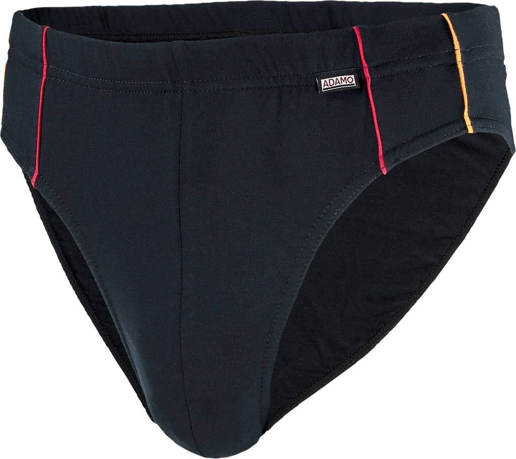 Adamo Rio-Slip schwarz Micromodal Übergröße