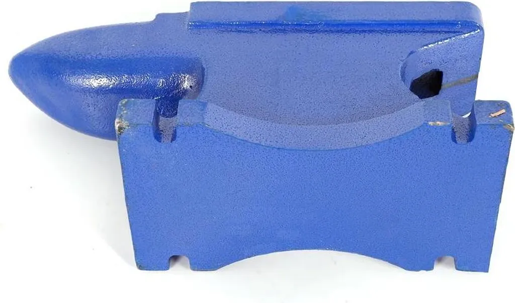 Enclume robuste 25 kg en fonte bleue - Grande surface de frappe - 6