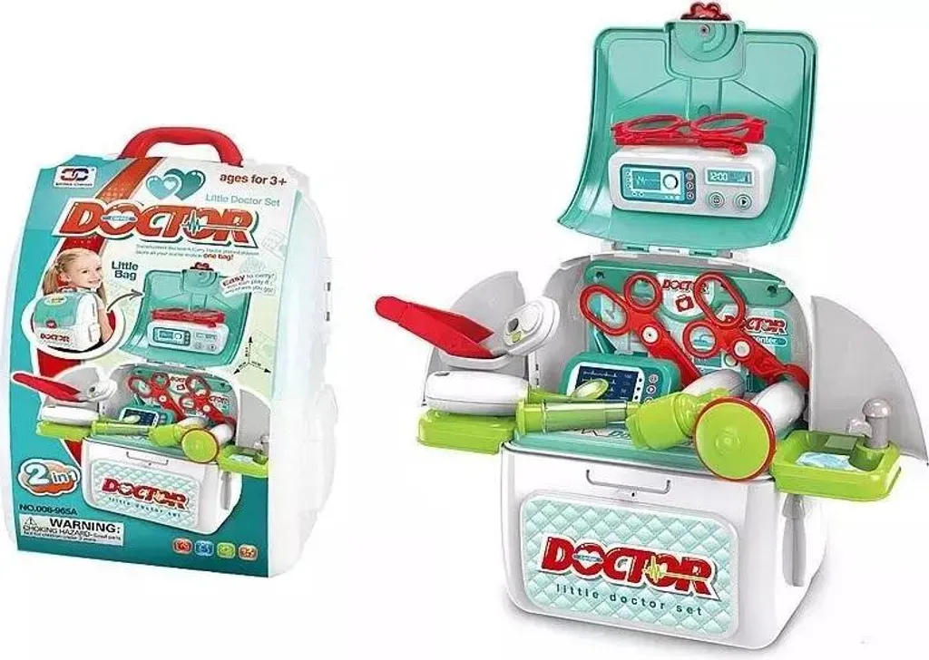 Trousse de médecin en sac à dos étanche à grande capacité de rangement