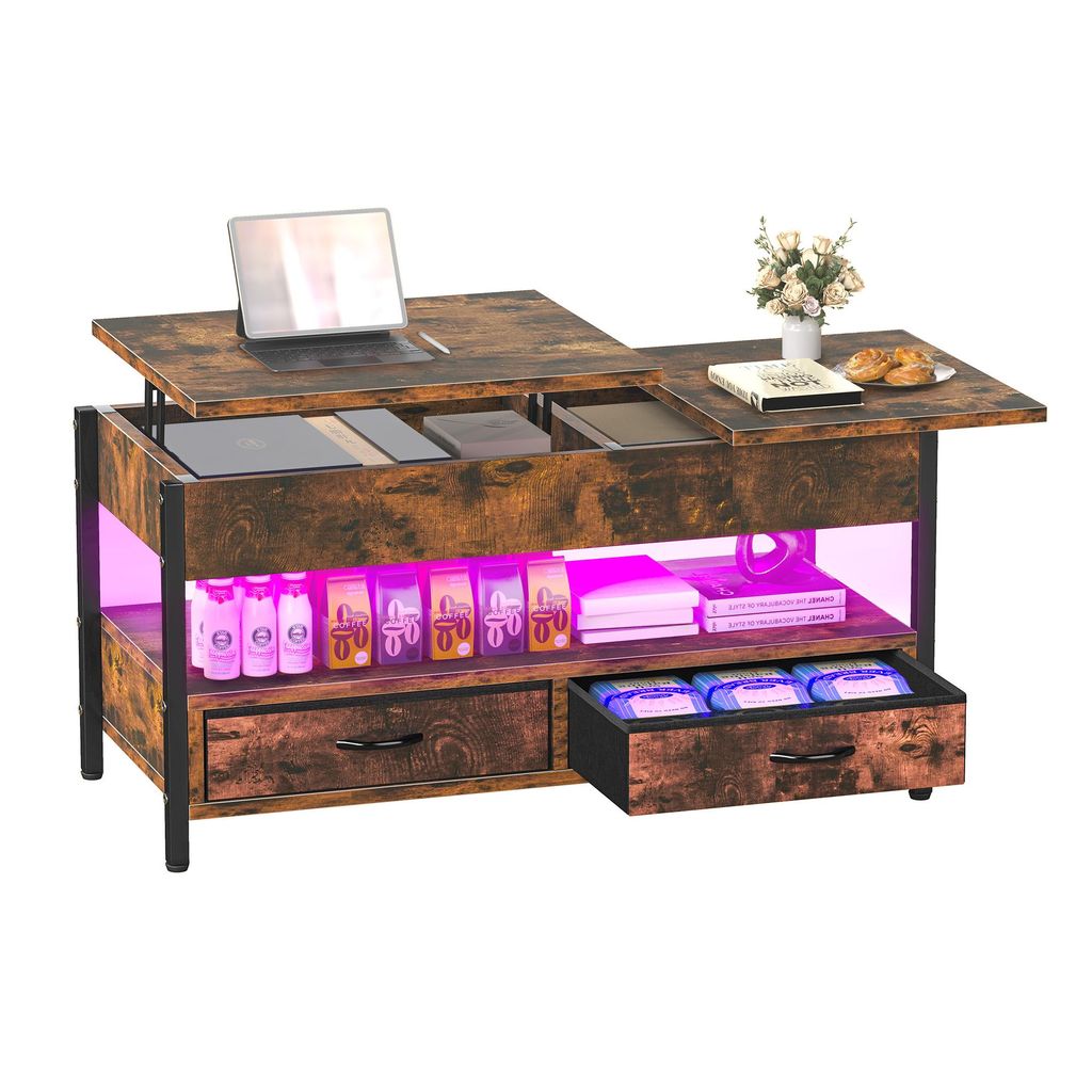 YITAHOME Höhenverstellbar Couchtisch Wohnzimmertisch Produktbild 