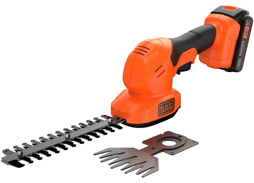 BLACK+DECKER Akku-Grasschere und -Strauchschere BCSS18D1, Produktbild 