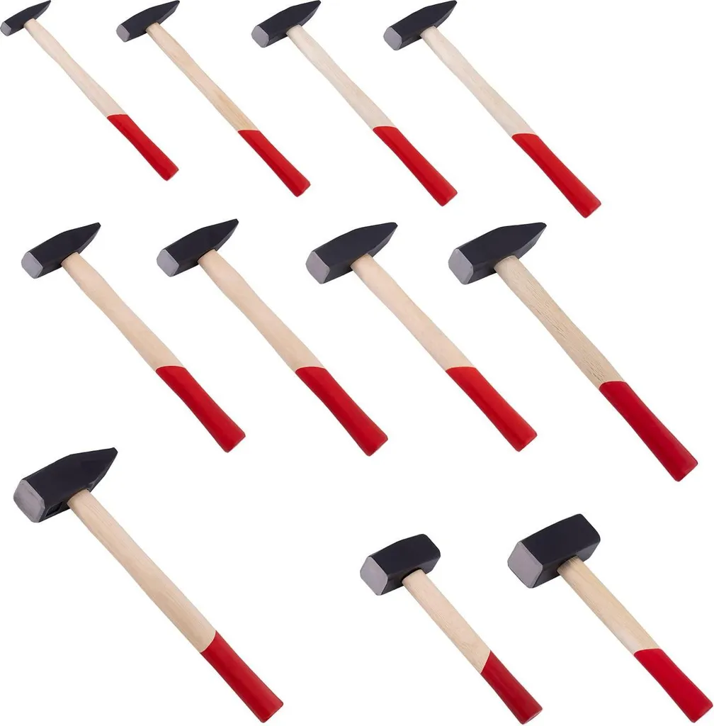 Marteau de serrurier 1000g manche ergonomique haute résistance acier forgé