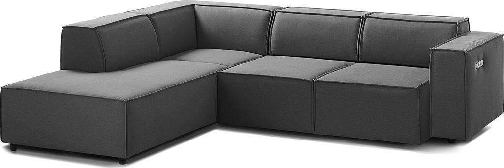 home24 Ecksofa mit Ottomane