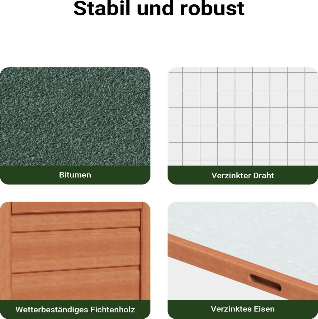 Králikáreň Wiltec XXL 1560 x 520 x 680 mm s voľným výbehom Obrázok produktu 7