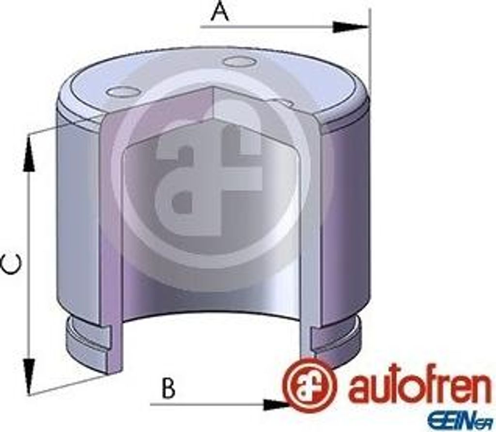 AUTOFREN SEINSA Bremssattel-Kolben für HYUNDAI GETZ (TB) 54mm Stahl