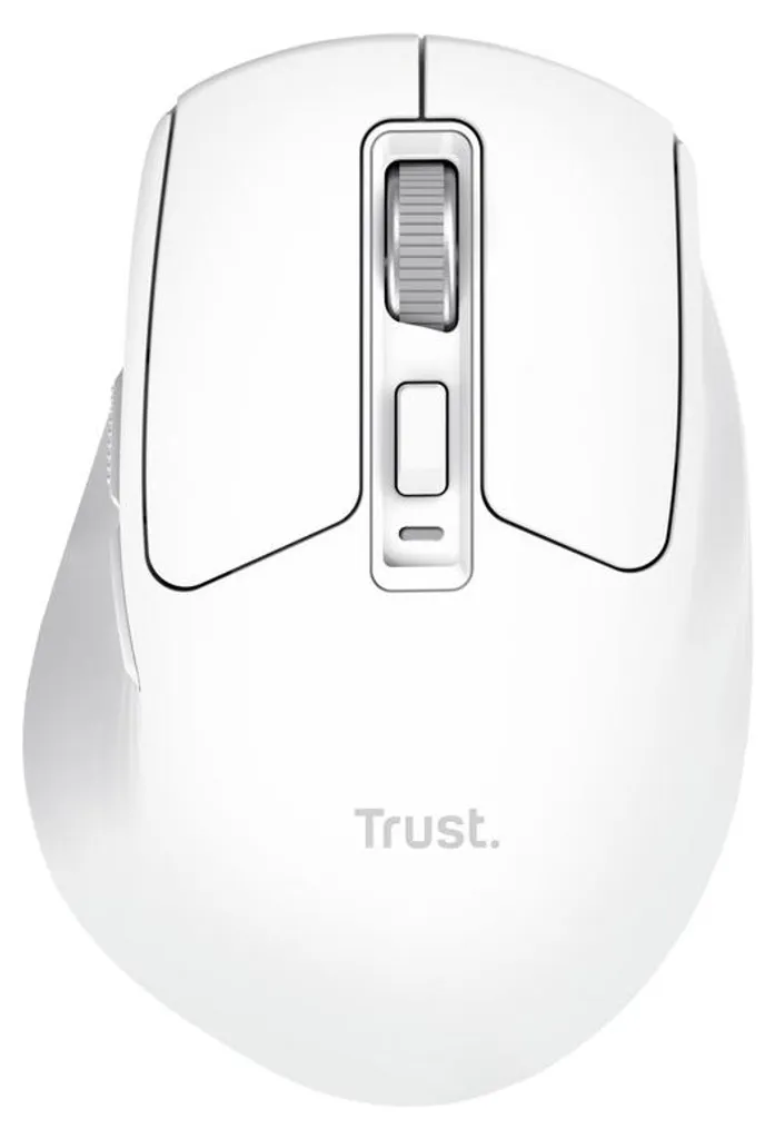 Trust Niven Souris sans fil RF et Bluetooth 3200 DPI Blanc Ergo