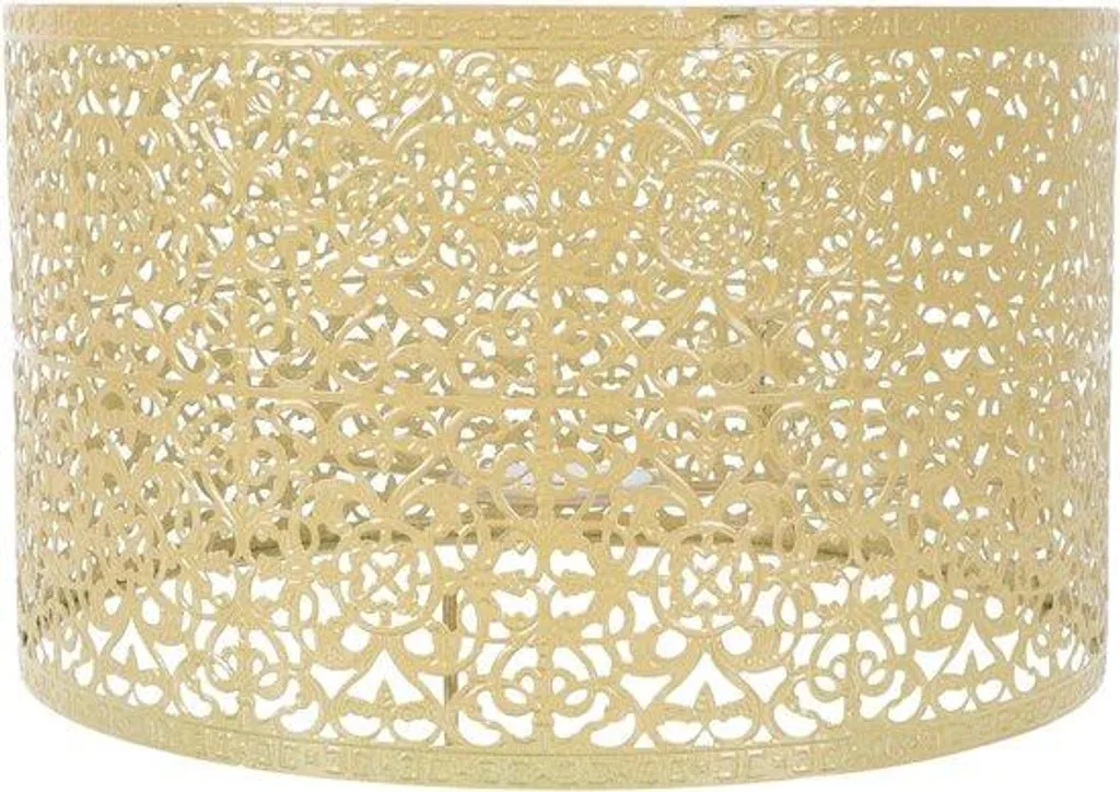 Lampadaire en métal doré E27 E14 style vintage chic pour salon élégant