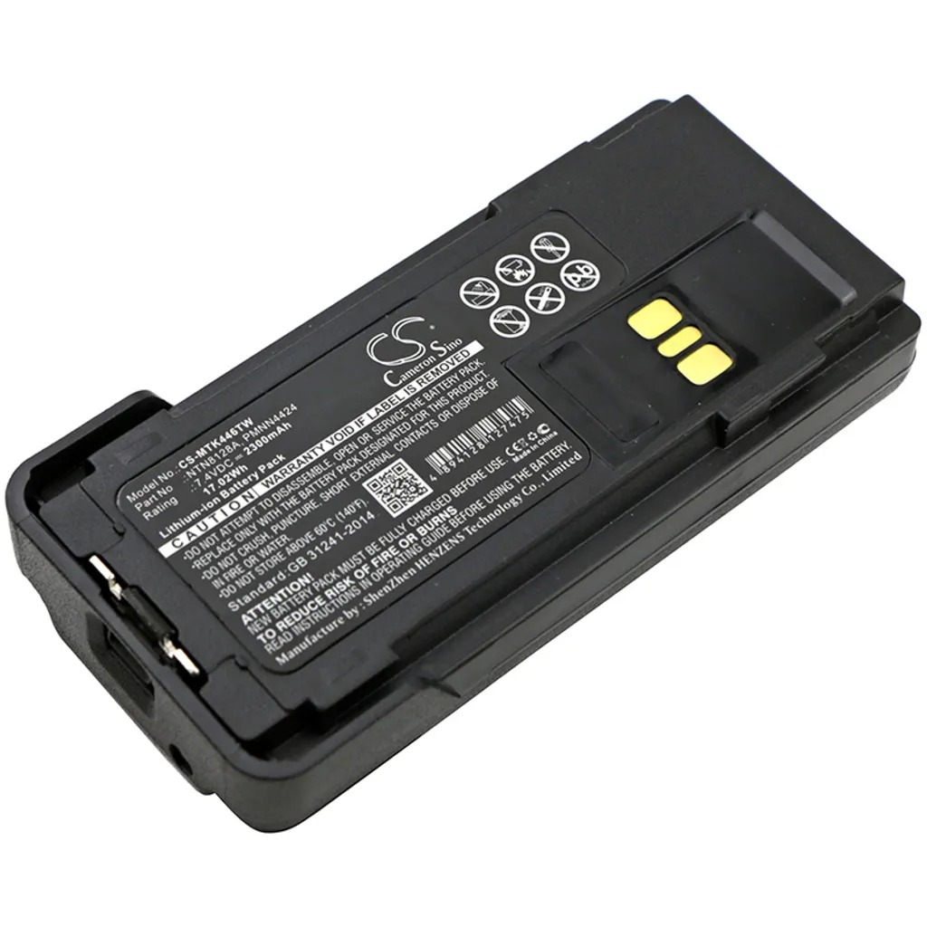 Batterie PMNN4406AR pour Motorola APX2000 et XPR7550 Li-ion 2300mAh