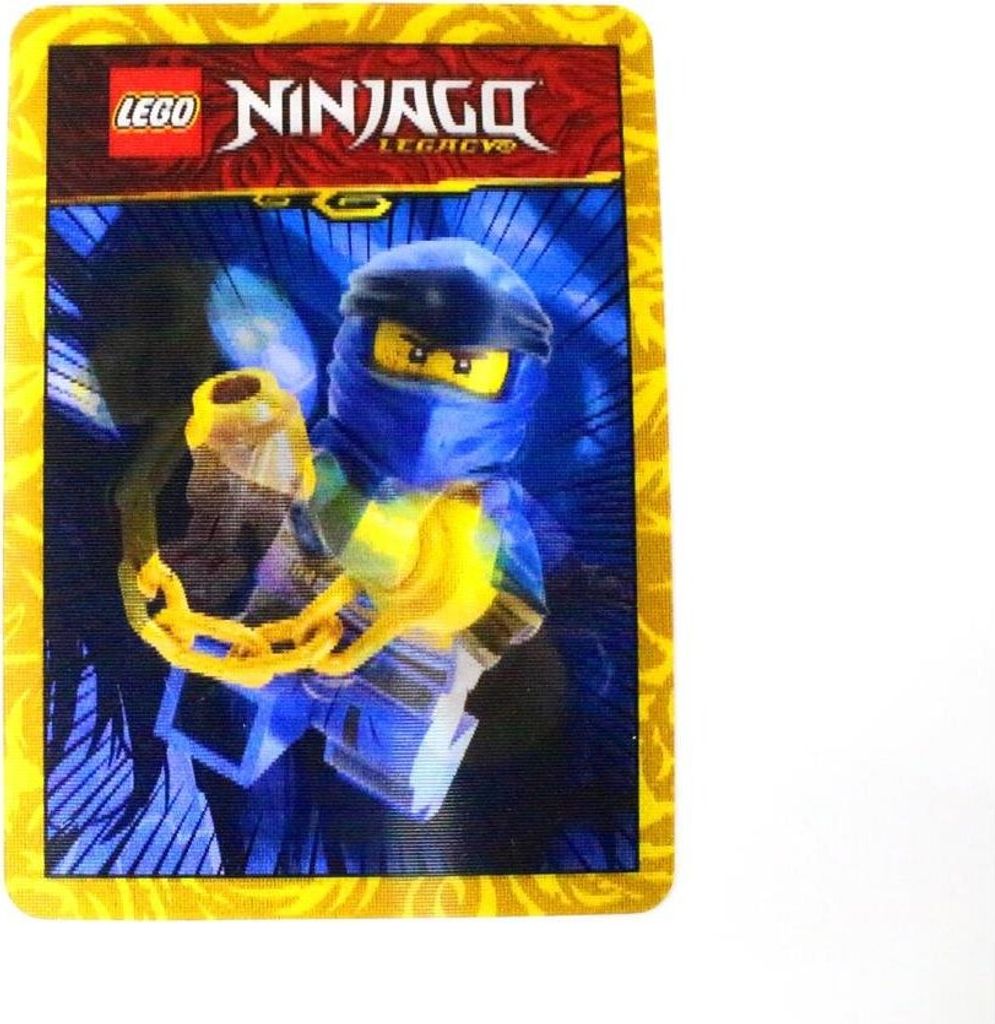 Lego Ninjago Sticker - Legacy Sammelsticker 2020 - 3D Card - 1. Jay