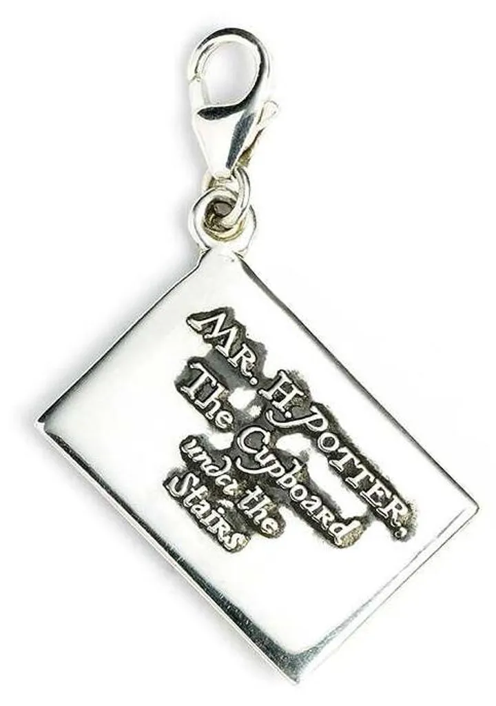Pendentif Charme Lettre Poudlard Harry Potter en Argent pour Bracelet