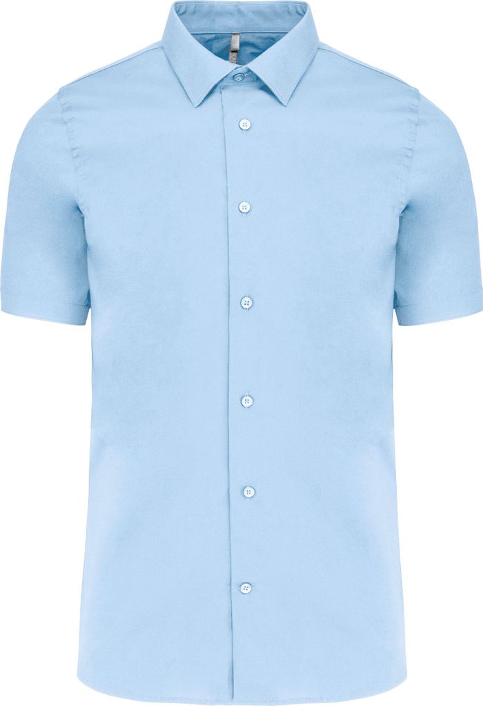 Kariban Herren Stretchhemd Kurzarm