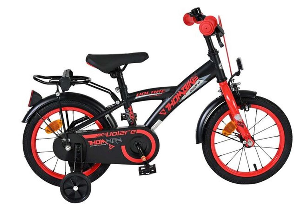 Volare Thombike Kinderfahrrad - Jungen - 14 Zoll - Schwarz Produktbild 