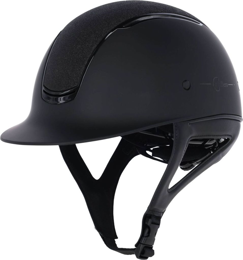 Covalliero Reithelm Eclipse schwarz matt mit Glitzer, Produktbild 