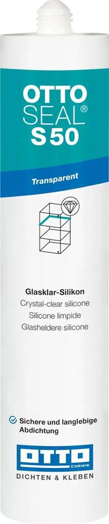 OTTOSEAL Silikon S-50 310ML C30 GLASKLAR - 7050430 Produktbild 
