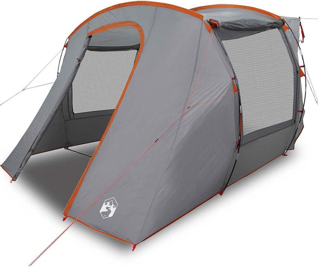 vidaXL Tenda per auto grigio e arancione impermeabile Immagine del prodotto 