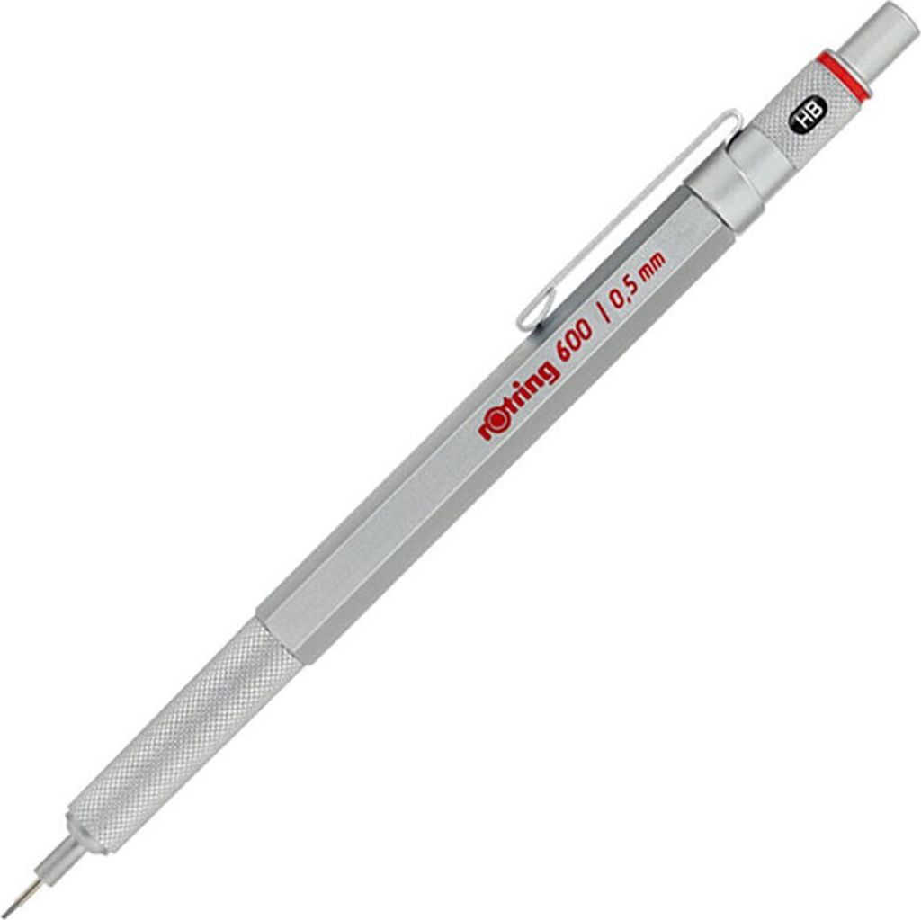 rOtring 1904445 - Chowane biro z klipsem - Srebrny Zdjęcie produktu 
