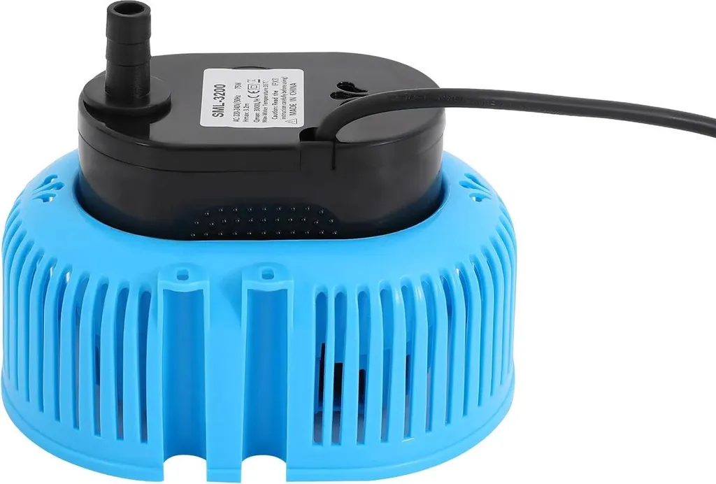 Pompe de relevage pour évacuation d'eau de piscine et grand aquarium 75W