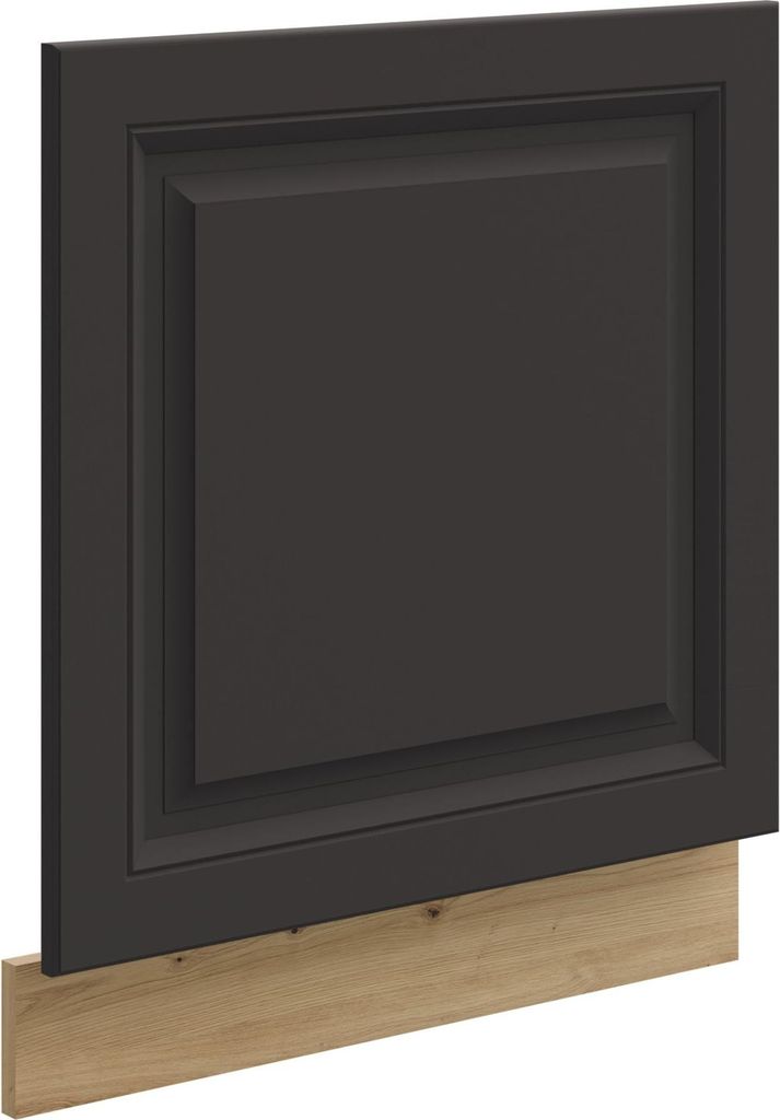 Frontblende für integrierten Geschirrspüler 60 cm Stilo Grau + Eiche Artisan