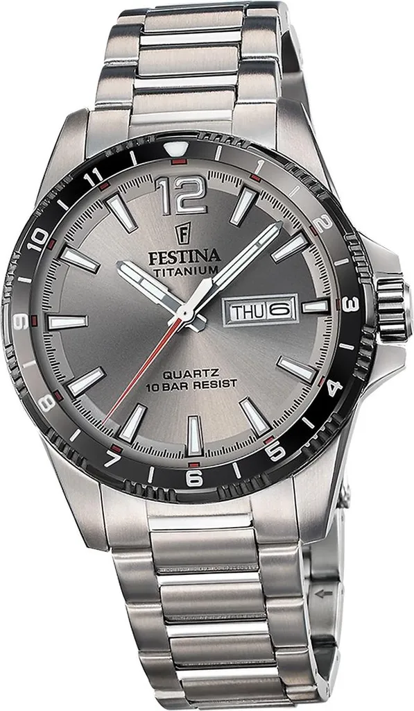 Montre en titane Festina argent homme finie la lourdeur au poignet