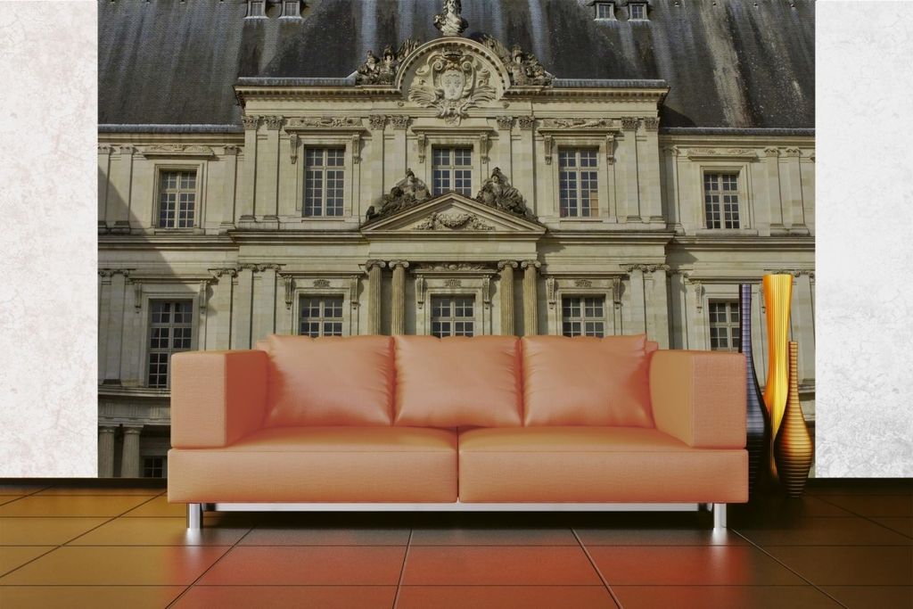 Vlies Fototapete FRANKREICH, SCHLOSS BLOIS 375 x 250 cm (inkl. Kleister) - Vlies Tapete, Wandtapete, Wandbilder - Tapete für Wohnzimmer Schlafzimm...