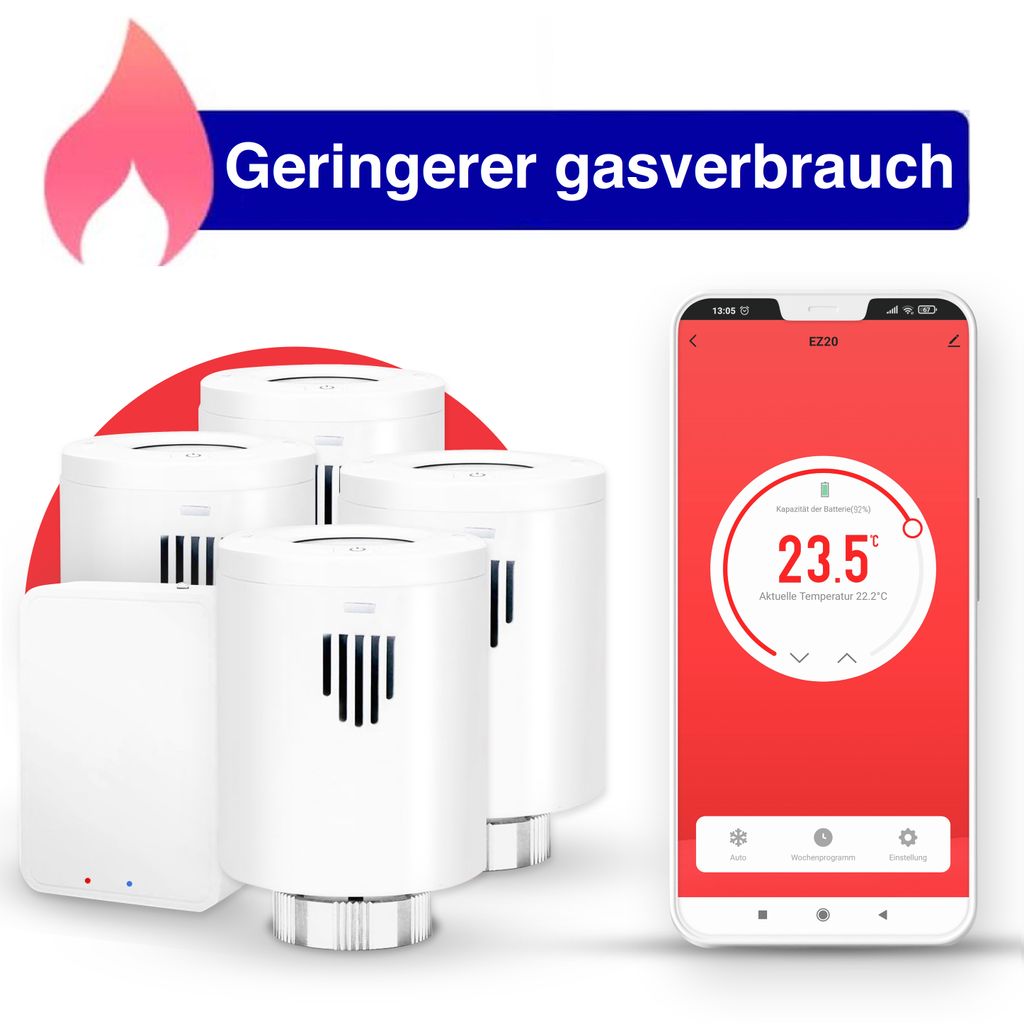 Garten & Heimwerken Baumarkt Heizungstechnik Heizkörperthermostate Programmierbarer Smart Digital Thermostat 