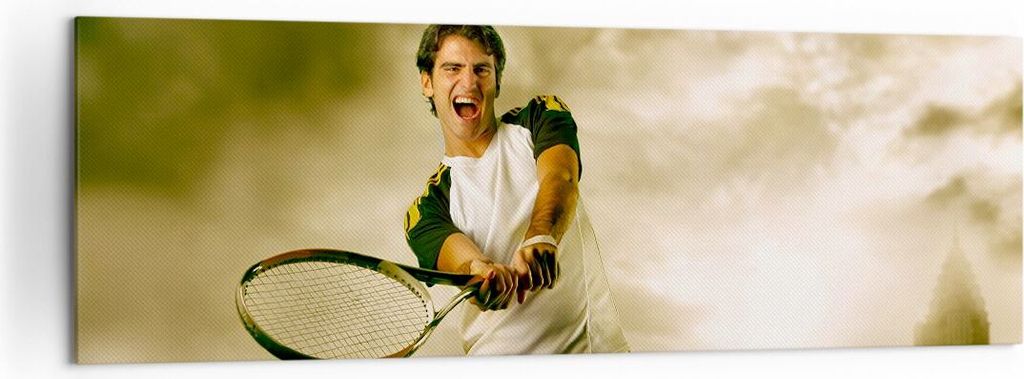 Bild auf Leinwand - Leinwandbild - Aktivität Ball Wettbewerb - 160x50cm - Wand Bild - Wanddeko - Leinwanddruck - Bilder - Kunstdruck - Wanddekorat...