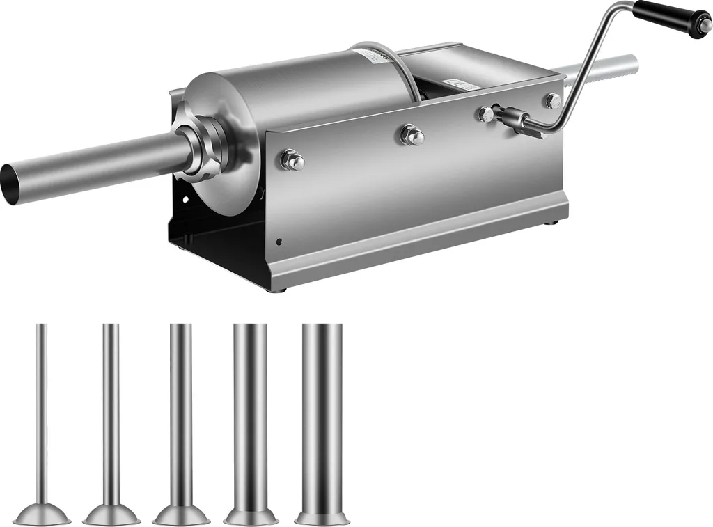 Machine à Saucisses Manuelle 3L Horizontale Inox Qualité Alimentaire