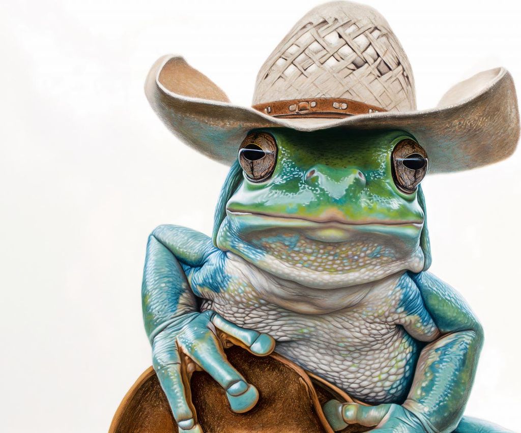 Plakat 84x59,5cm Cowboy aus dem Sumpf