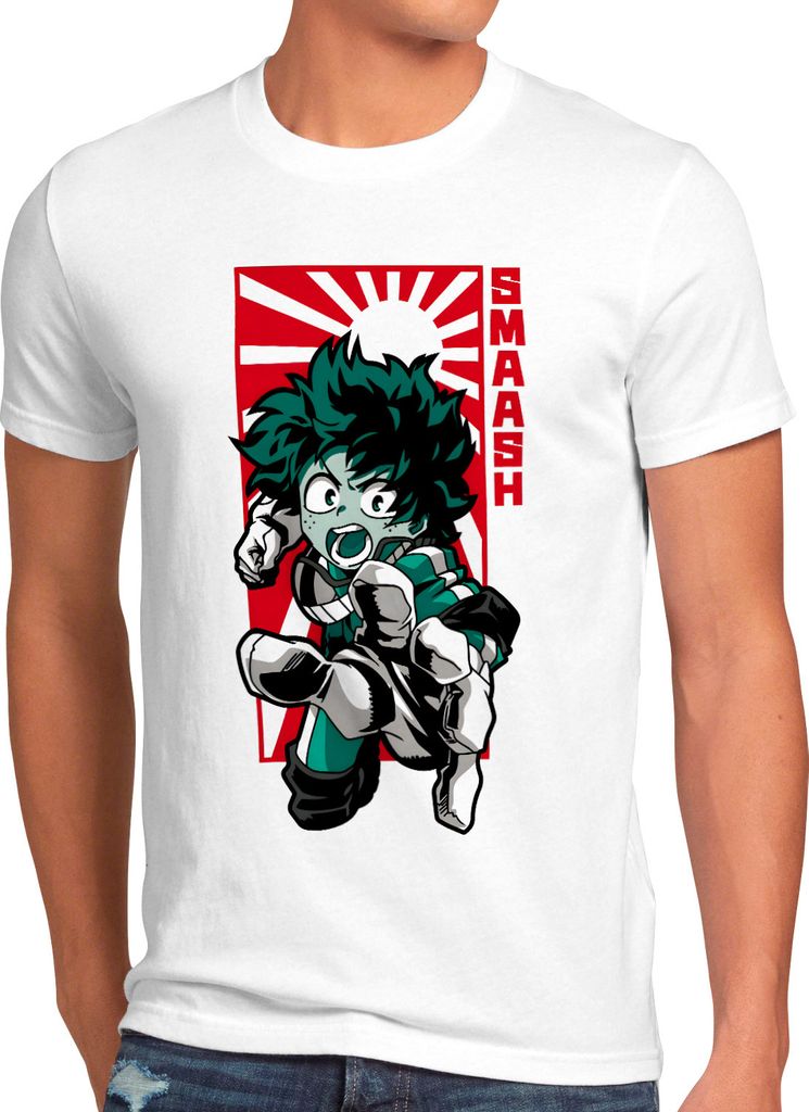 style3 Boku no Hero Herren T-Shirt superhero japan acade mia manga