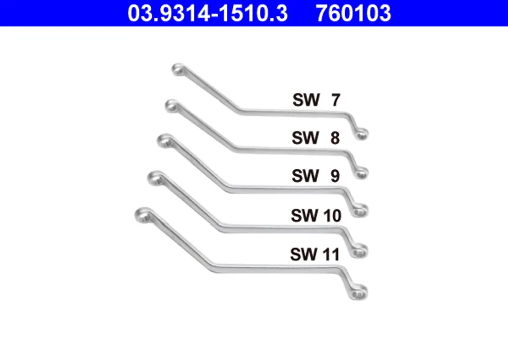 Clé spéciale ATE 03.9314-1510.3 en acier robuste pour purgeurs